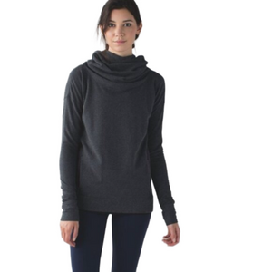 Lululemon Stress Less Pullover Cowl Hoodie